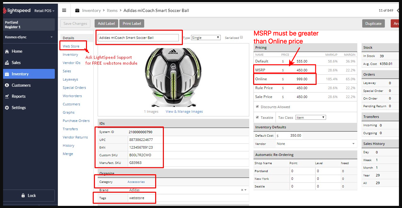 lightspeed pos shopify