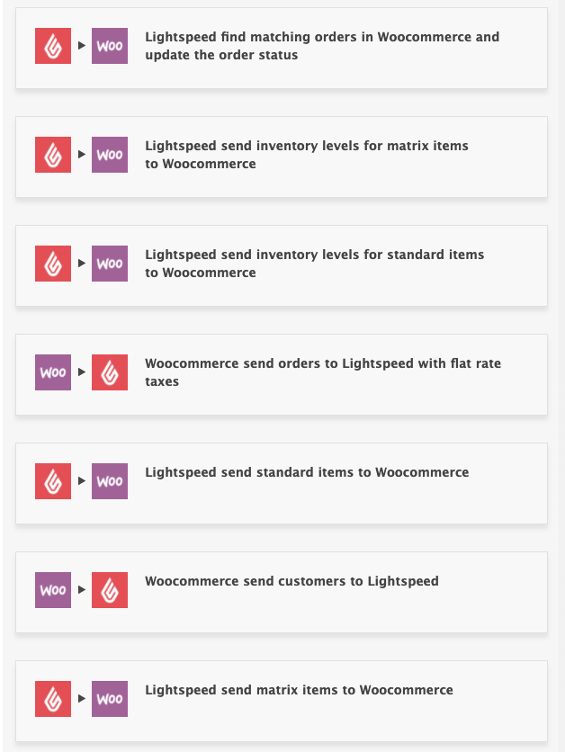 lightspeed to woocommerce